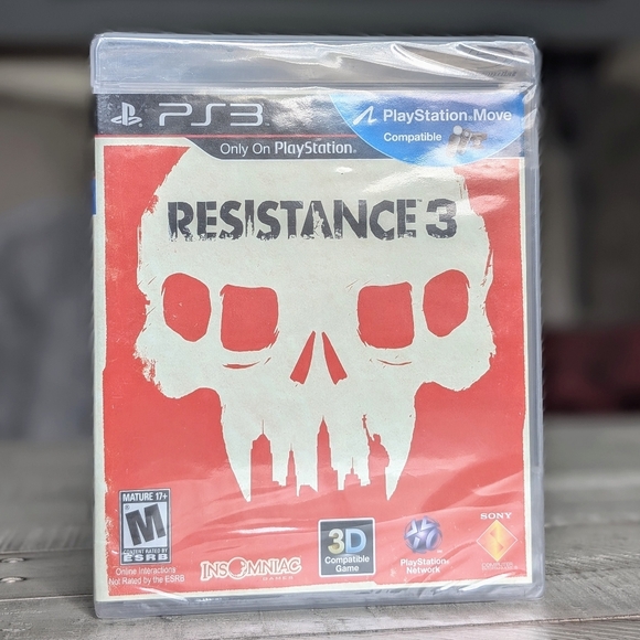 Resistance 3 PS3 Game BRAND NEW Sealed Hard to Find | Play Station 3 - Picture 1 of 5